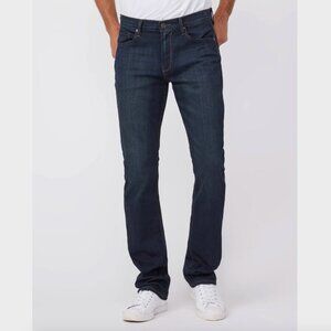 Paige Federal Straight Slim Dark Blue Jeans - Size 36